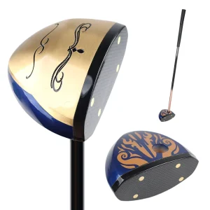 OEM Customization Maple Wood Material Park Golf Clubs Customized Logo and Color Park Golf Club