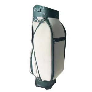 OEM Customized Green Leather Waterproof Stand Softback Golf Bag