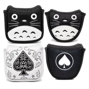 OEM Customized Mallet Putter Cover Featuring Magnetic Closure for Professional Sports Distribution