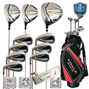 OEM Customized Professional 12pc Men’s Standard Steel Shaft Left Handed Golf Club Set