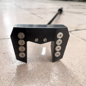 OEM Customized Right Handed Forged Stainless Steel Golf Putter with Rubber Grip CNC Milling Custom Club Head Golf Clubs