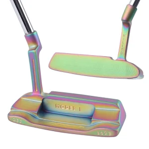 OEM Customized Steel Club Head Golf Clubs Ladies Putter CNC Milling Pink Color Blade Steel Shaft Right Handed Rubber Grip