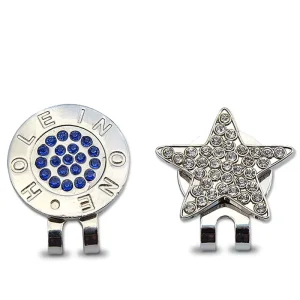 OEM Desgin Custom Ball Marker Golf Hat Clip Five Pointed Star Metal Bulk Personalized Magnet Golf Ball Marker Eco friendly