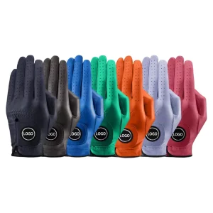 OEM Design Cabretta Leather Golf Glove Custom Logo Golf Gloves Men’s Left Handed Golf Glove