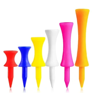 OEM Factory Custom Stepped Golf Tees Durable Unbreakable Plastic Step Down Tees Bulk Supply for Brand Tournaments Golf Clubs