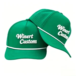 OEM Factory Direct 5 Panel Waterproof Golf Hat Custom Logo Laser Perforated Hydro Breathable Baseball Hats for Golf Sports