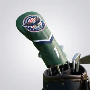 OEM Factory Golf Club Cover Custom Logo PU Leather Golf Driver Cover Embroidery Printed Personalized Design Golf Headcover