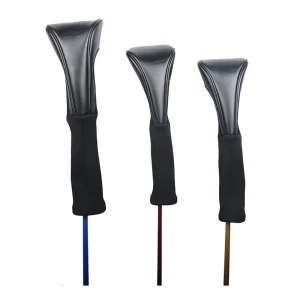 OEM Factory Golf Head Cover Waterproof PU Material Driver Fairway Hybrid Putter