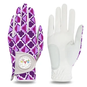 OEM Factory New Arrival Women Golf Glove Magnetic Ball Marker Breathable Lightweight Left Right Hand Custom Golf Gloves Best