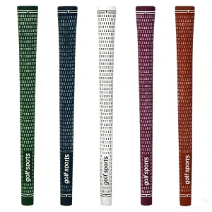 OEM Factory Non-slip Custom Logo Classic Standard Size Rubber Durable Golf Club Grips Iron Wood 265MM Length 0.58/0.60″ Core