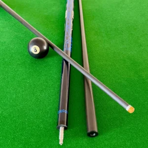 OEM Factory Professional Pool Cue Stick 146-148CM/57-58.5INCH Imported Carbon Fabric Rubber Base Cue Custom