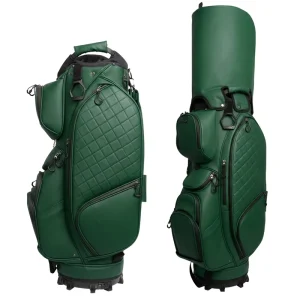 OEM Factory Waterproof High Quality PU Leather Golf Club Bag Custom 14 way Golf Cart Bag
