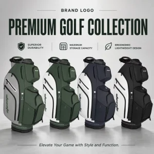 OEM Factory Wosofe and Women Waterproof Nylon High Quality Custom logo 14-way Golf Cart Bag PU for Men