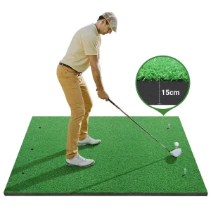 OEM Golf Hitting Mat with Nylon Turf and EVA Base for Driving Range Simulator Indoor Outdoor Golf Practice