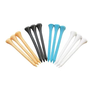 OEM Golf Plastic Bamboo Wooden Rubber Printing Color Golf Tees
