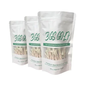 OEM Good Quality Bamboo Hardwood Golf Tees 2 3 4″ 70mm Customized Color and Packing Fast Delivery Small Order Acceptable