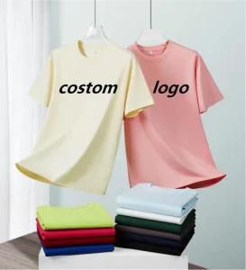 OEM Heavyweight Blank Men’s T-shirt 100% Cotton 230 Gsm Oversized Casual Tshirt Custom Silk Screen Print Tshirts