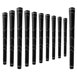 OEM High Quality Anti-slip TPE Custom Logo Black Golf Wood Iron Wedge Golf Grip
