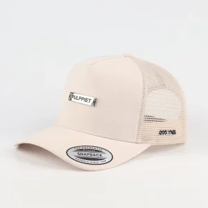 OEM High Quality Custom 5 Panel Metal Logo Embroidery Mesh Hat Suede Curved Structured Adjustable Trucker Cap