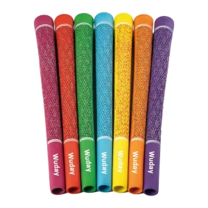 OEM High Quality Custom Design Colorful Rubber Golf Grips Round Grips With Air Hole