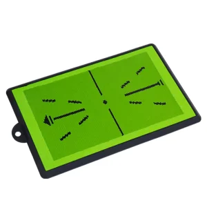 OEM High Quality Golf Hitting Swing Path Mats Feedback with Non Slip Rubber Backing Swing Training Accessories