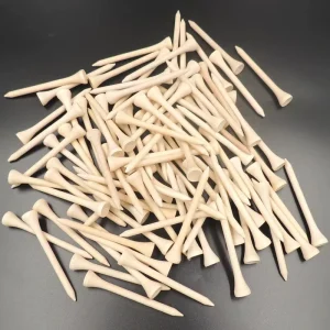 OEM High Quality Wooden Bamboo Golf Tees Custom 3 1/4 2 3/4 2 1/8 Bulk Golf Tees