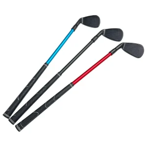 OEM LOGO Alloy Adjustable Length Shaft ABS Head Golf Clubs 3 Colors Golf Hitting Clubs for Children Teenagers