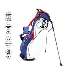 OEM Lightweight PU Stand Men Golf Bag Waterproof Durable 14 Dividers High Quality Golf Club Bag