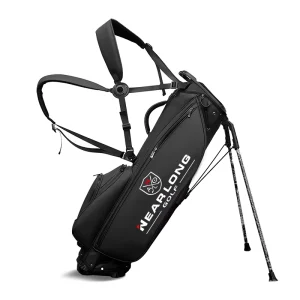 OEM Luxury Stand Golf Bag Custom Logo 6 14 Divided Durable Features Luxury PU Leather Waterproof Bag