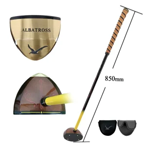 OEM Manufacture Price Maple Wood Material Park Golf Clubs with Carbon Fiber Face