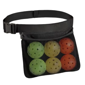 OEM Model 4210 Tennis & Pickleball Storage Net Bag Waist Training Bag with Pickup Pouch