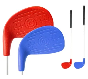 OEM ODM Backyard Golf Game Clubs Oversize Head Plastic Material Glass Fiber Shaft TPE Grip Lightweight Golf Club for Adults
