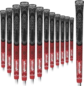 OEM ODM Custom Logo Fast Delivery Anti Slip Absorb Sweat Compound Cotton Yarn Standard Midsize Rubber Golf Club Grips