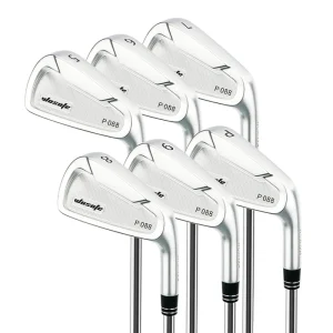 OEM ODM Custom Logo Unisex Right Handed Silver CNC Forged Milling Stainless Steel Shaft Golf Club Iron Sets