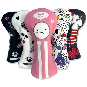 OEM ODM Fast Delivery Custom Logo New Design PU Leather Waterproof Driver Fairway UT Golf Head Covers