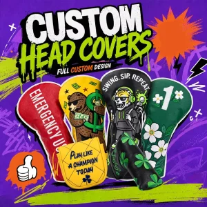 OEM ODM Golf Club Head Cover Precision Tailored Quality Bulk Manufacturing Luxury PU Leather Golf Headcovers