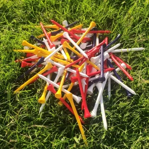 OEM ODM Golf Tees Wooden Tees Mixed Color 70mm 83mm