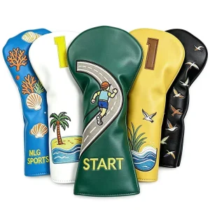 OEM ODM High Quality Custom New Design PU Leather Waterproof Golf Head Covers