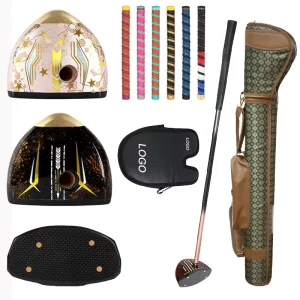 OEM ODM High Quality Right Left Handed Park Golf Club Heads New Design High Carbon Steel Maple Wood OEM Park Golf Club
