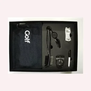 OEM ODM Luxury Golf Gift Brush Divot Pitch Repairer Ball Liner Marker Golf Towel Golf Accessories Gift Set