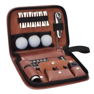 OEM ODM PU Brown golf bag
