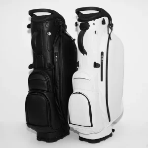 OEM ODM Professional Lightweight Waterproof Golf Stand Bag Custom Logo 5 14 Divider PU Leather Golf Bags
