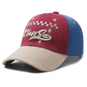 OEM ODM Quality 1.1 6 Panel Three Tone Baseball Cap with Custom Class Six Embroidery for BSCI Factory Price