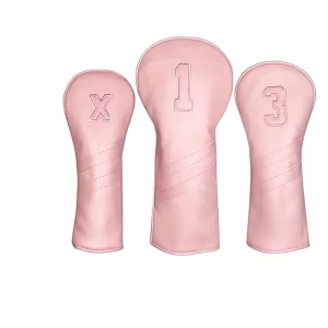 OEM PU Leather Waterproof Custom Color Golf Head Covers