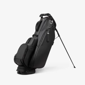 OEM PU Matte Leather Custom Logo Golf Stand Bag with Embroidery for Men and Women