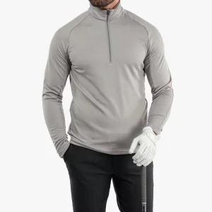 OEM Service High Quality Performance Men Golf Apparel Long Sleeve 1/4 Quarter Fitness Top Half Zip Golf Pullover