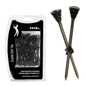 OEM Super Thin Crystal Transparent Golf Tees 83mm Durable Unbreakable Golf Tee Super Low Resistance Ball Holder Factory Supply