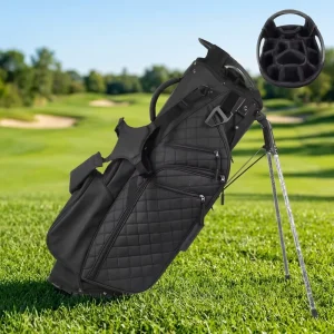 OEM Waterproof PU Leather Golf Bag New Design Golf Stand Bag Custom Portable Stand Golf Bags