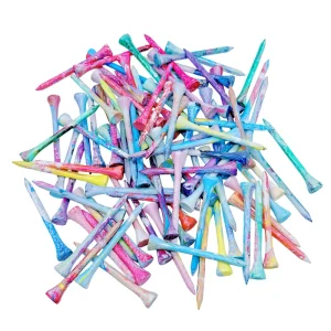 OEM Wooden Golf Tees Lightweight Wood Colorful Balls Holders Practice Supplies