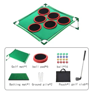 OEM and Mini Backyard Golf Chipping Training Set Portable Golf Practice Kit for Indoor Outdoor Sports Facilities